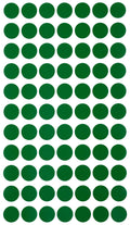 Royal Green Removable Adhesive 1.5Cm - Green Color Coding Sticker 15Mm (Approx 5/8 Inch 19/32) - 1540 Pack