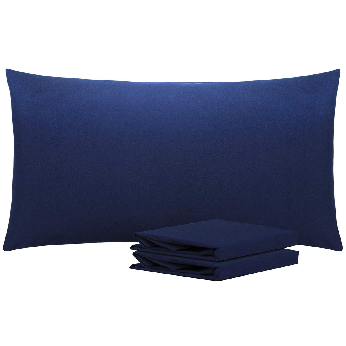 Ntbay King Pillowcase Set - 2 Pack Brushed Microfiber 20X36 Pillowcases - Soft, Wrinkle-Free, Fade-Resistant, Stain-Resistant, N