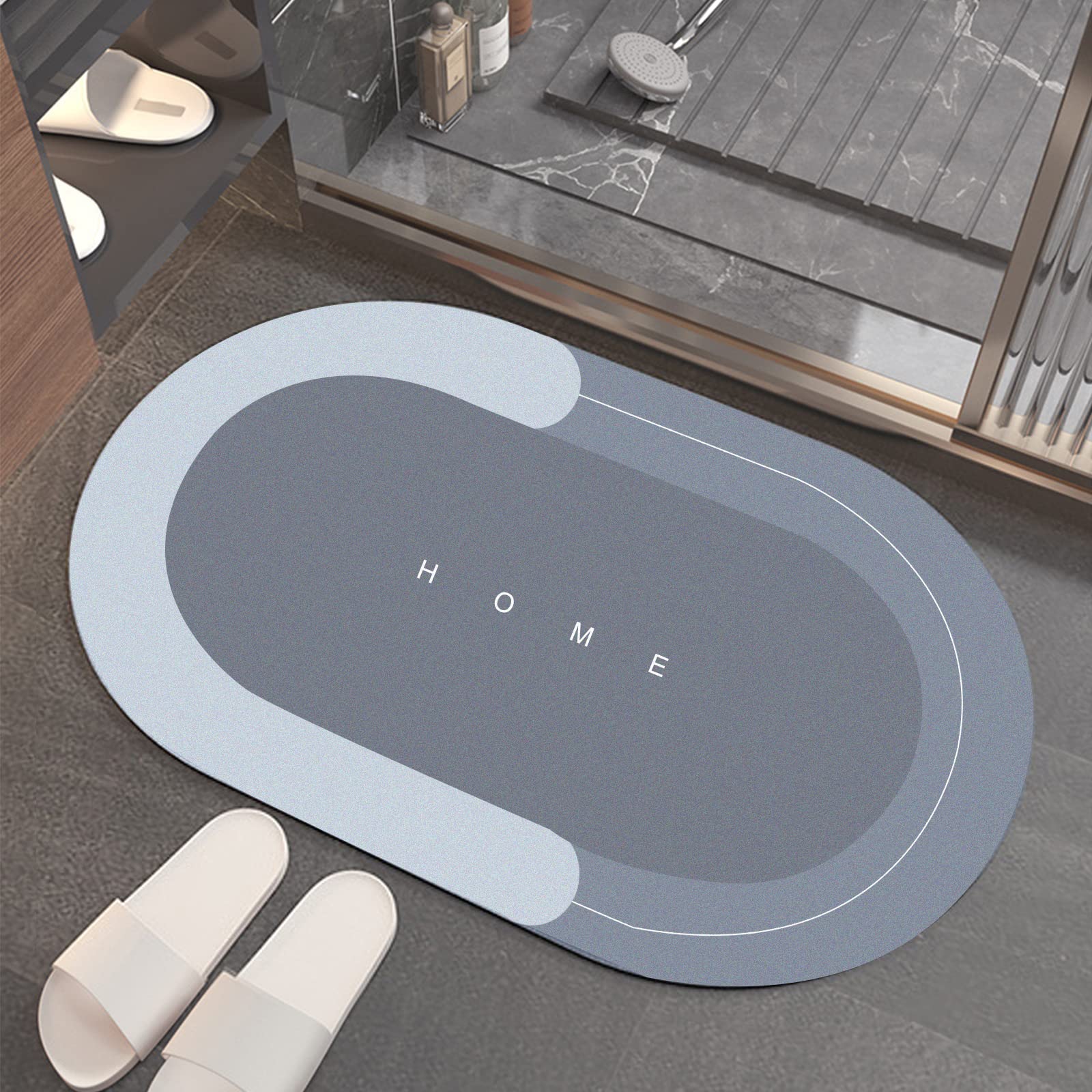 LWYYQB Bathroom Rugs Mat,Non Slip Bath Mat Super Soft Absorbent Bath Rug,Easy to Clean,QuickDry Ultrathin Wrinkle Free Washable