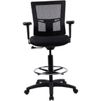 Lorell Breathable Mesh Drafting Stool
