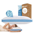 Nappler Side And Back Sleeper Pillow For Neck And Shoulder Pain Relief - Shredded Memory Foam Bed Pillow For Sleeping - 100% Adj