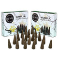 Vanilla Incense Cones - Total 20 Cone Incense - Dual Pack of 10 Insence Cones - Incense Cones Scented - Cone Incense Scents - In
