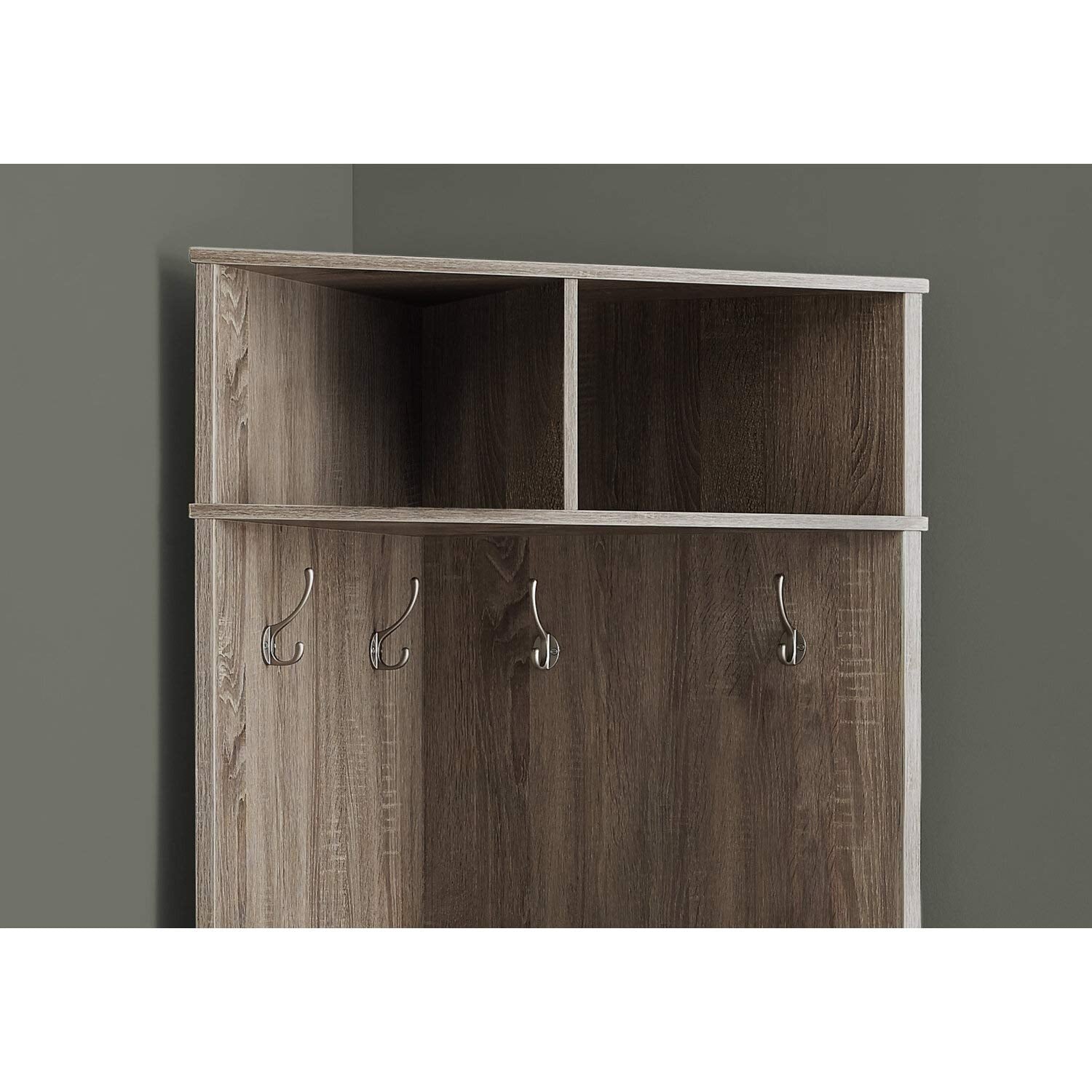 Monarch Specialties HALL TREE One Size DARK TAUPE