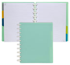Talia Discbound Notebooks, Planner, Customizable, (Sage Green, Midsize (7.5In X 9.75In))