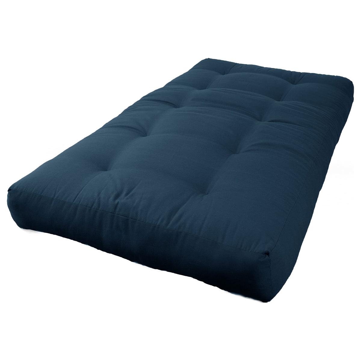 Blazing Needles Renewal 7&quot; Twill Futon Mattress, Twin, Indigo