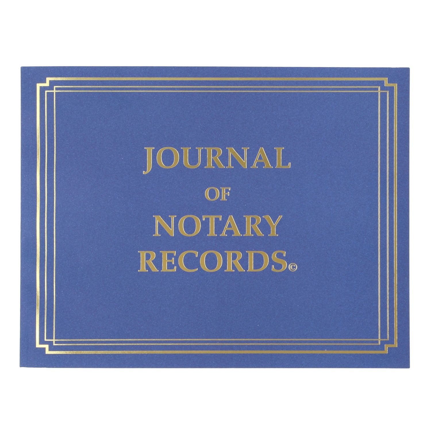Stampxpress Premium Notary Journal, Softcover, 140 Pages With 600 Entries, All States (Nj)
