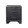 Global Furniture Usa Grey-Ns Jordyn Textured Nightstand