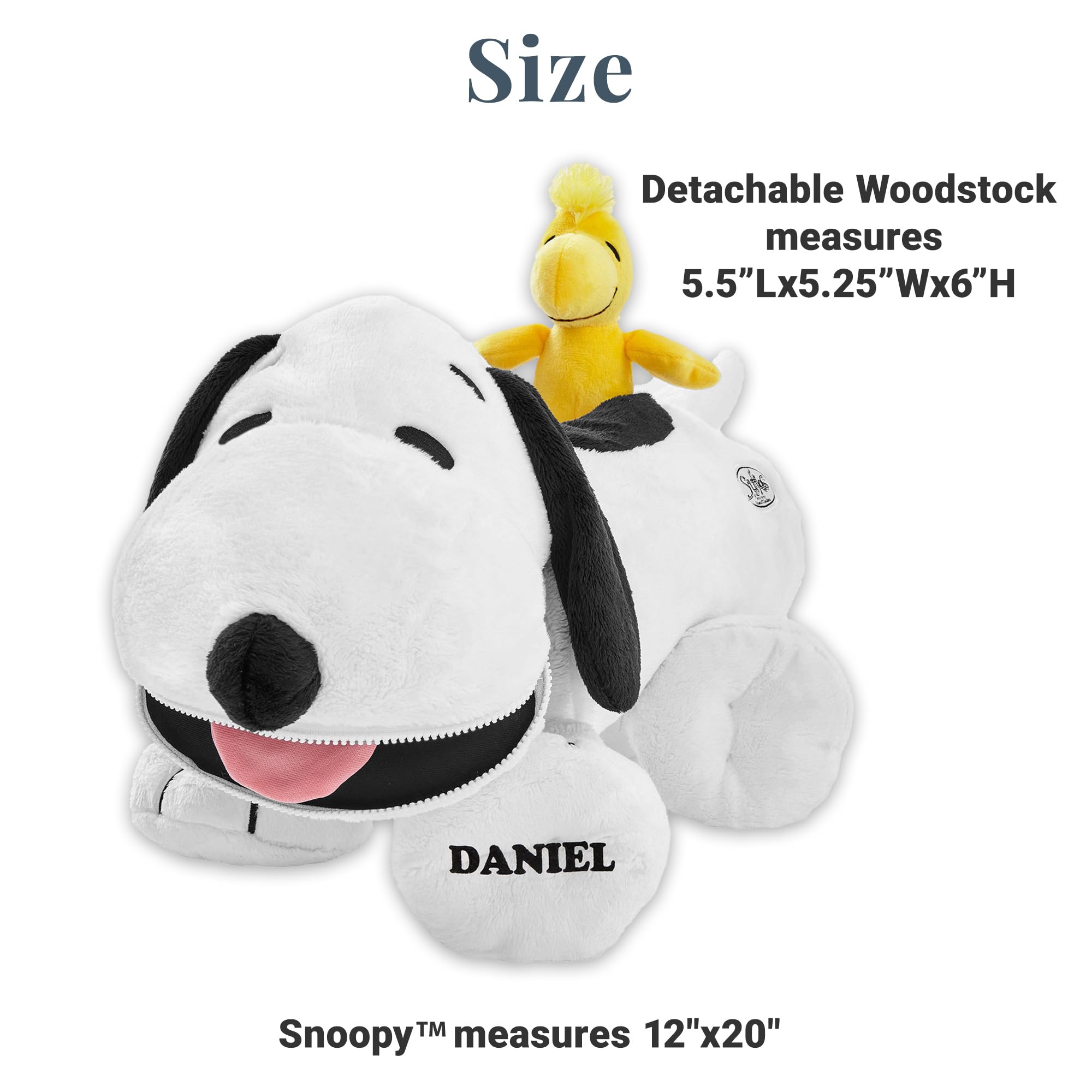 Let'S Make Memories Peanuts Snoopy & Woodstock Personalized Stuffies - Stuffed Animal