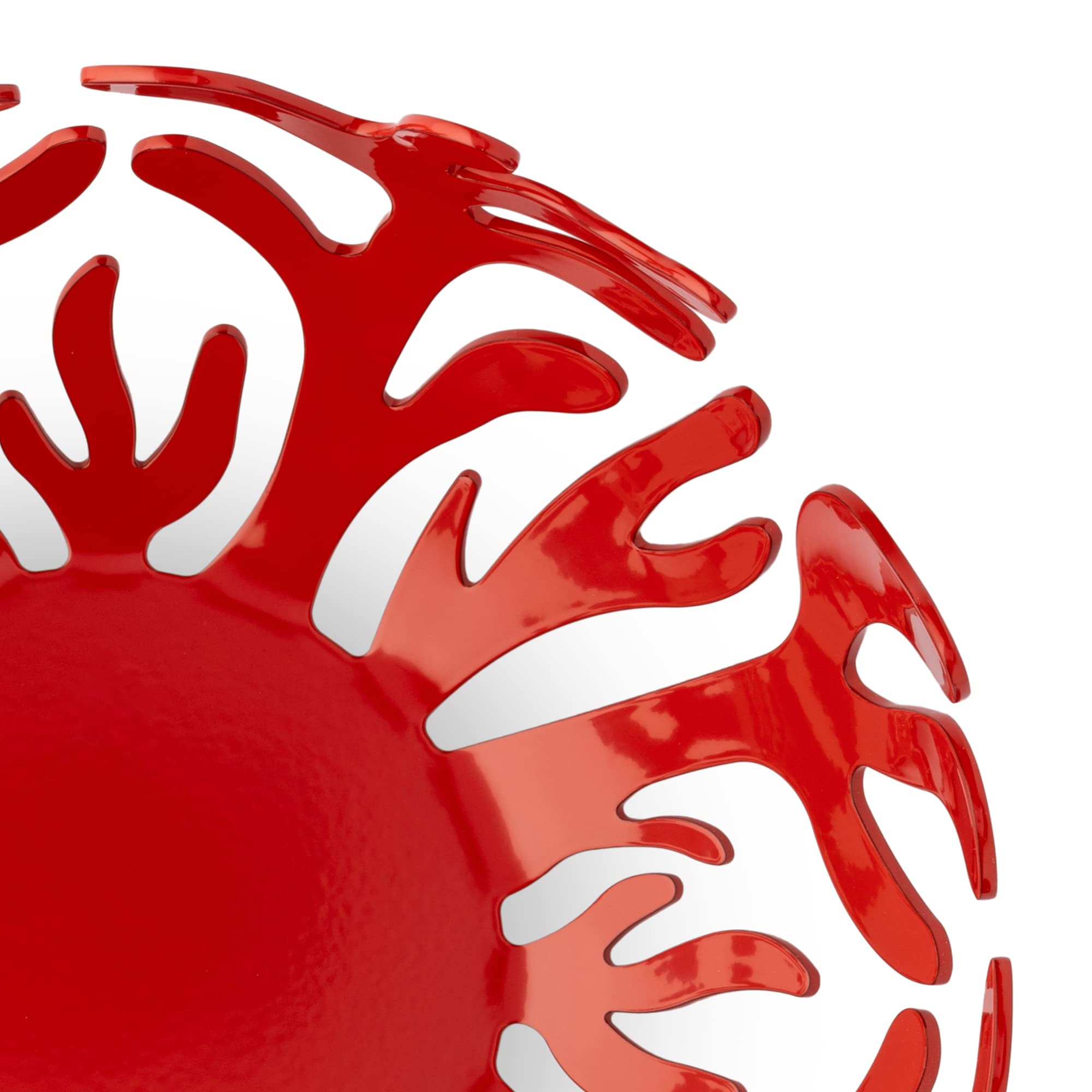 Alessi Mediterraneo 8-1/4-Inch Fruit Holder, Red