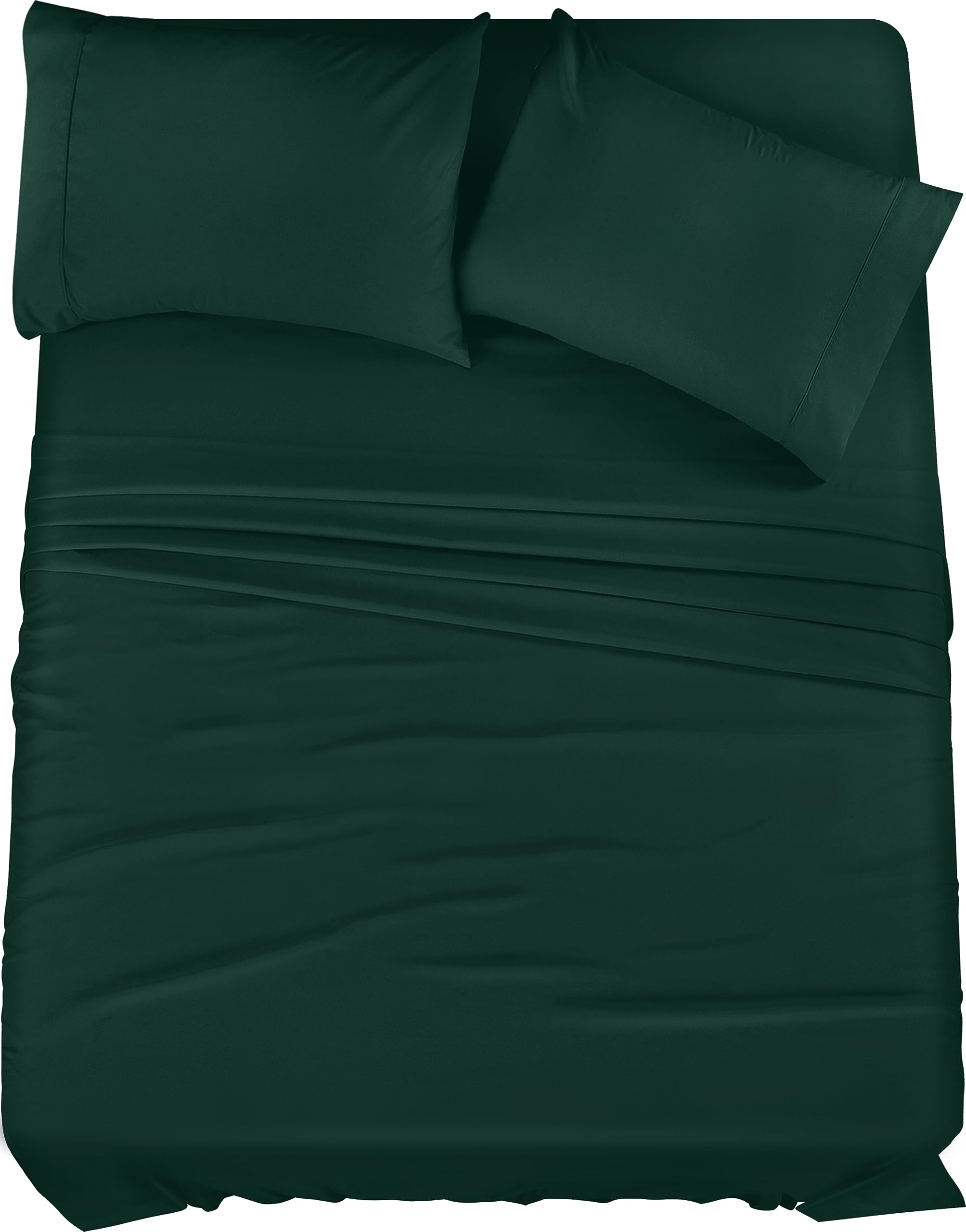 Utopia Bedding King Bed Sheets Set - 4 Piece Bedding - Brushed Microfiber - Shrinkage And Fade Resistant - Easy Care (King, Emer