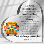 School Bus Driver Gifts, Thank You Gifts Acrylic for School Bus Driver, School Bus Driver Appreciation Keepsake, Back to School 