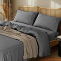 Lbro2M 1000 Thread Count 100% Cotton Sheets Set,King Size Bed Sheet 4 Piece Sets,Long Staple,16 Inches Deep Pocket,All Season,Be