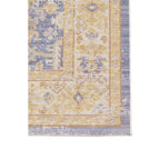 HomeRoots 531984 8 x 10 ft. Lavender & Blue Floral Power Loom Rectangle Area Rug