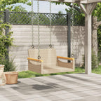 vidaXL Swing Seat Beige 63x62x40cm Resin Braided