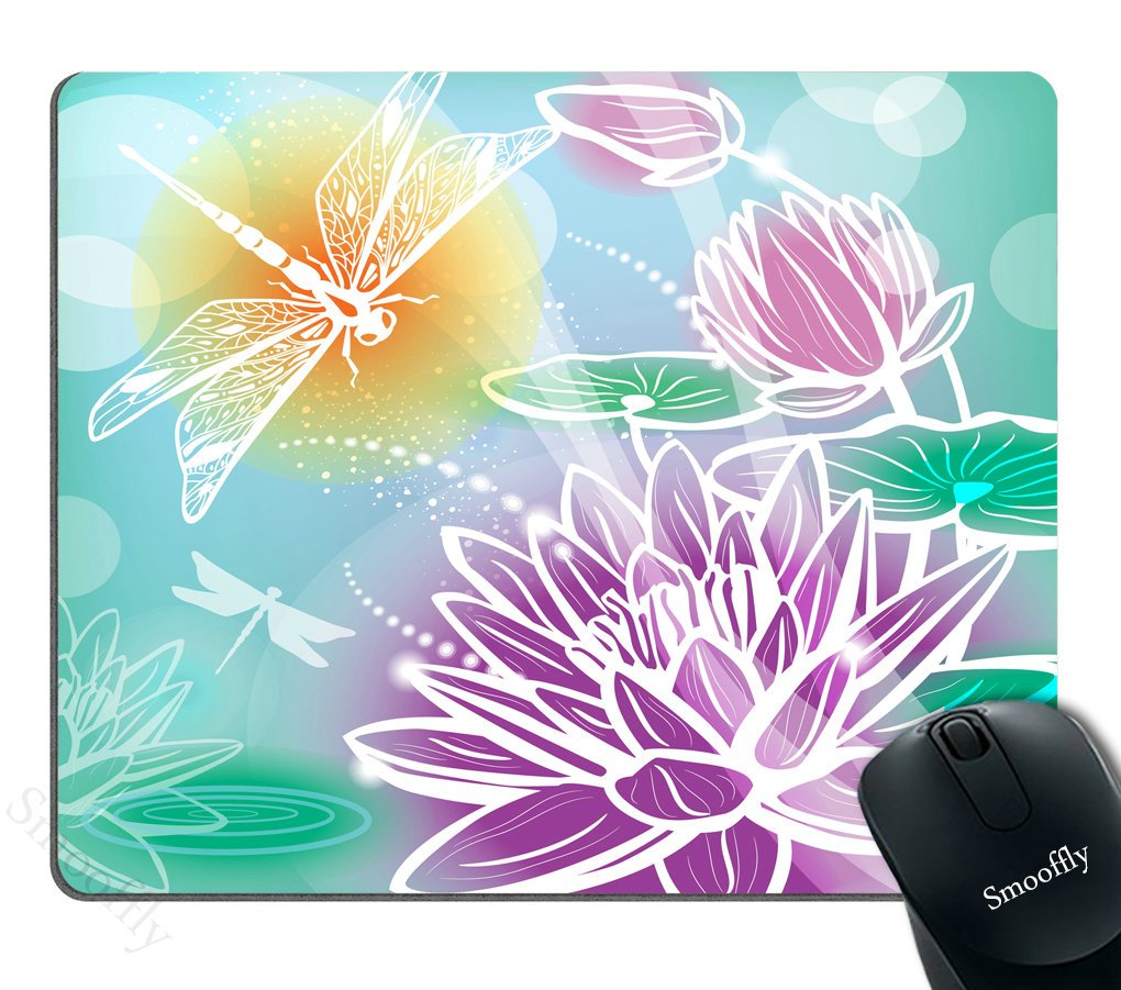 Smooffly Mouse Pad Purple Galaxy Customized Rectangle Non-Slip Rubber Mousepad Gaming Mouse Pad Mat