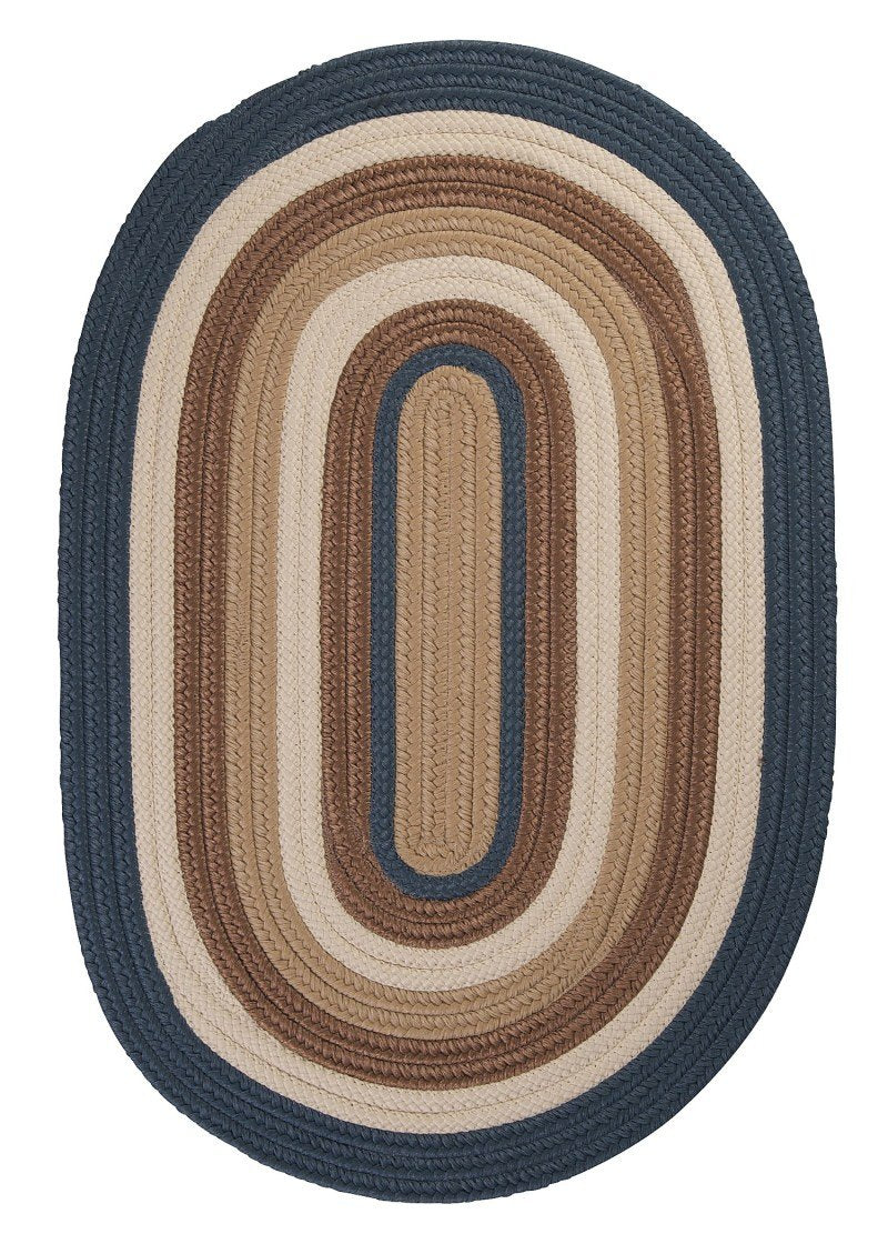 Colonial Mills Brooklyn Bn59 Blue Rug 2X4