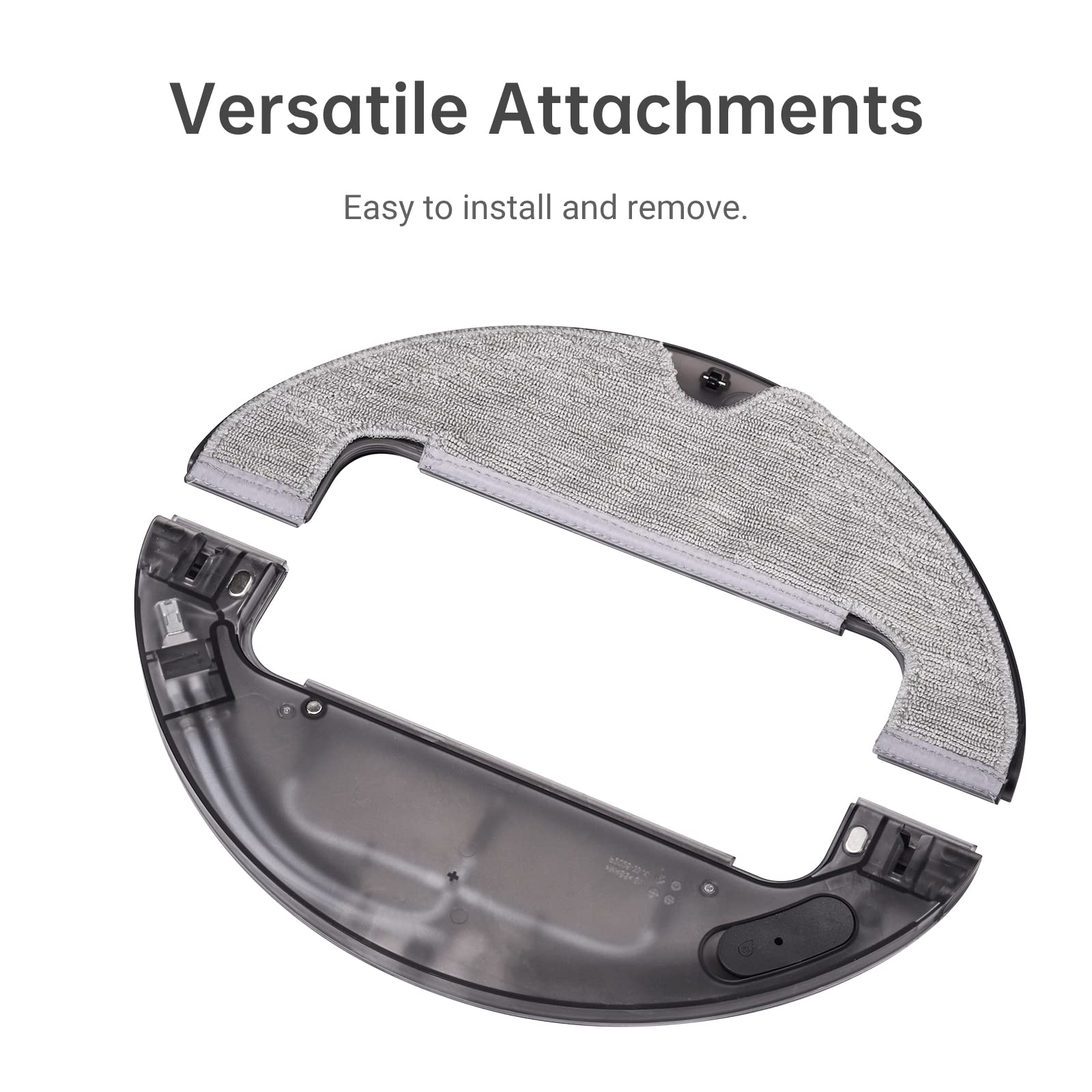 Dreame Z10 Pro/D10 Plus Mop Pads, Robot Vacuum Wet Mopping Pads, Replacement Mop Cloths For Mopping Floor(2Pcs)