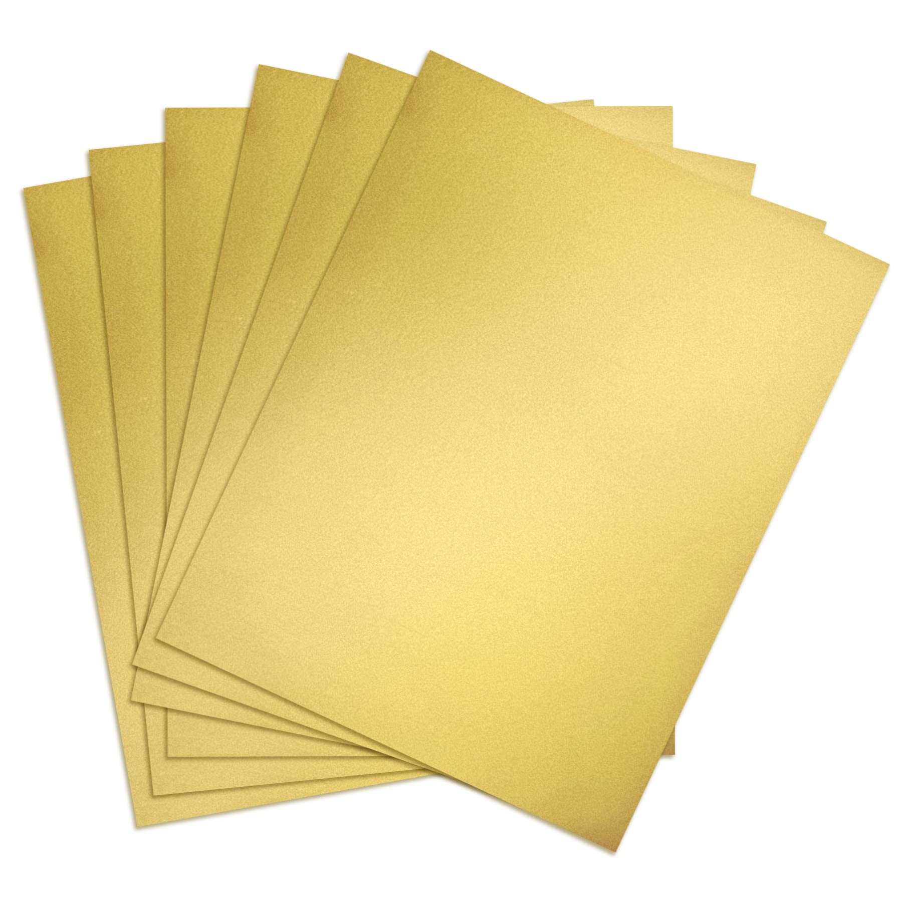 Koala Metallic Gold Sticker Paper For Inkjet And Laser Printer, 20 Sheets 8.5X11 Inch Golden Printable Sticker Paper For Birthda