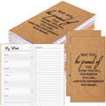 Yeaqee 50 Pcs Undated Weekly Planners Bulk Inspirational To Do List Weekly Goals Notepads Thank You Traveler Journal Staff Cowor