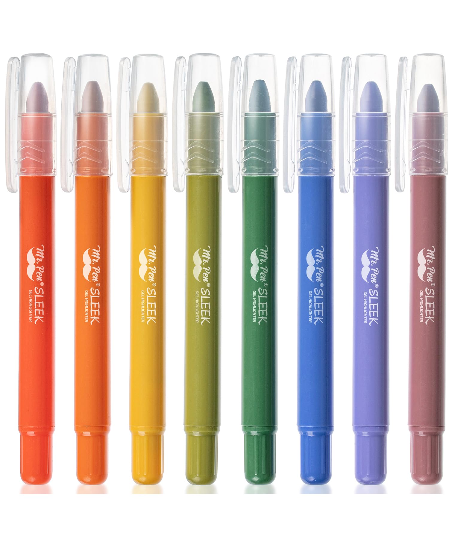 Mr. Pen- Gel Highlighter, 8 Pack, Spring Calm, Bible Highlighters No Bleed, No Bleed Highlighters, Bible Highlighter, Bible Mark