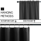 Koufall Rv Curtains Blackout Privacy Insulation Rv Window Shade Blinds For Motorhome Inside Camper Windows,36 Inch Length,Dark Grey