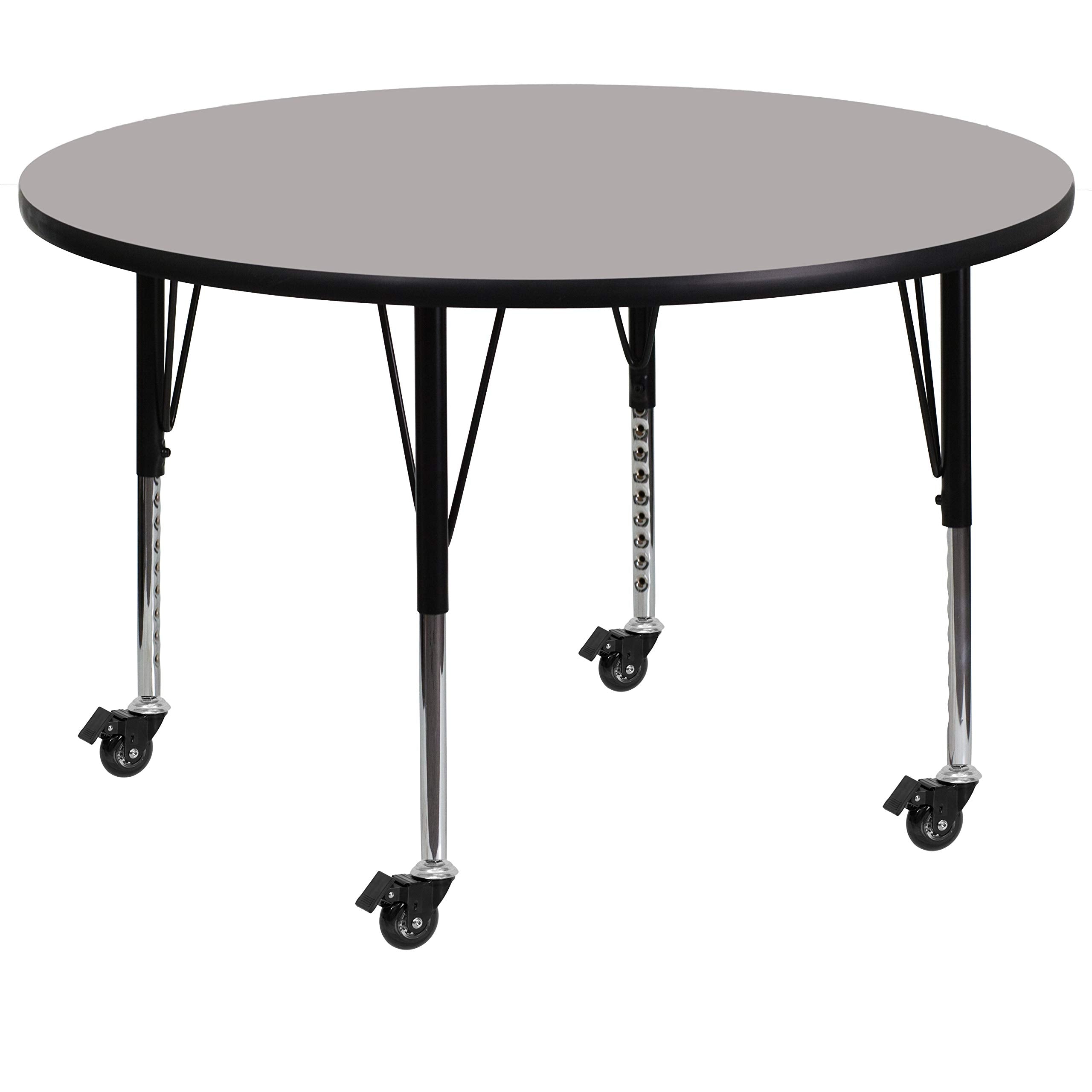 Flash Furniture 42 Rnd Grey Activity Table, 26' X 42' Round, Gray