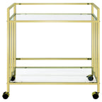 Coaster Cara Bar Cart, Brass