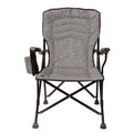 Kuma Outdoor Gear Switchback Chair With Carry Bag, Ultimate Portable Luxury Outdoor Chair For Camping (Heather Grey)