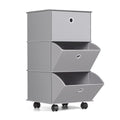 YOHOM Rolling Drawer Organizer Portable Closets Wardrobe Storage Folding Clothes Drawer Organizers for Living Room, Office, Kids