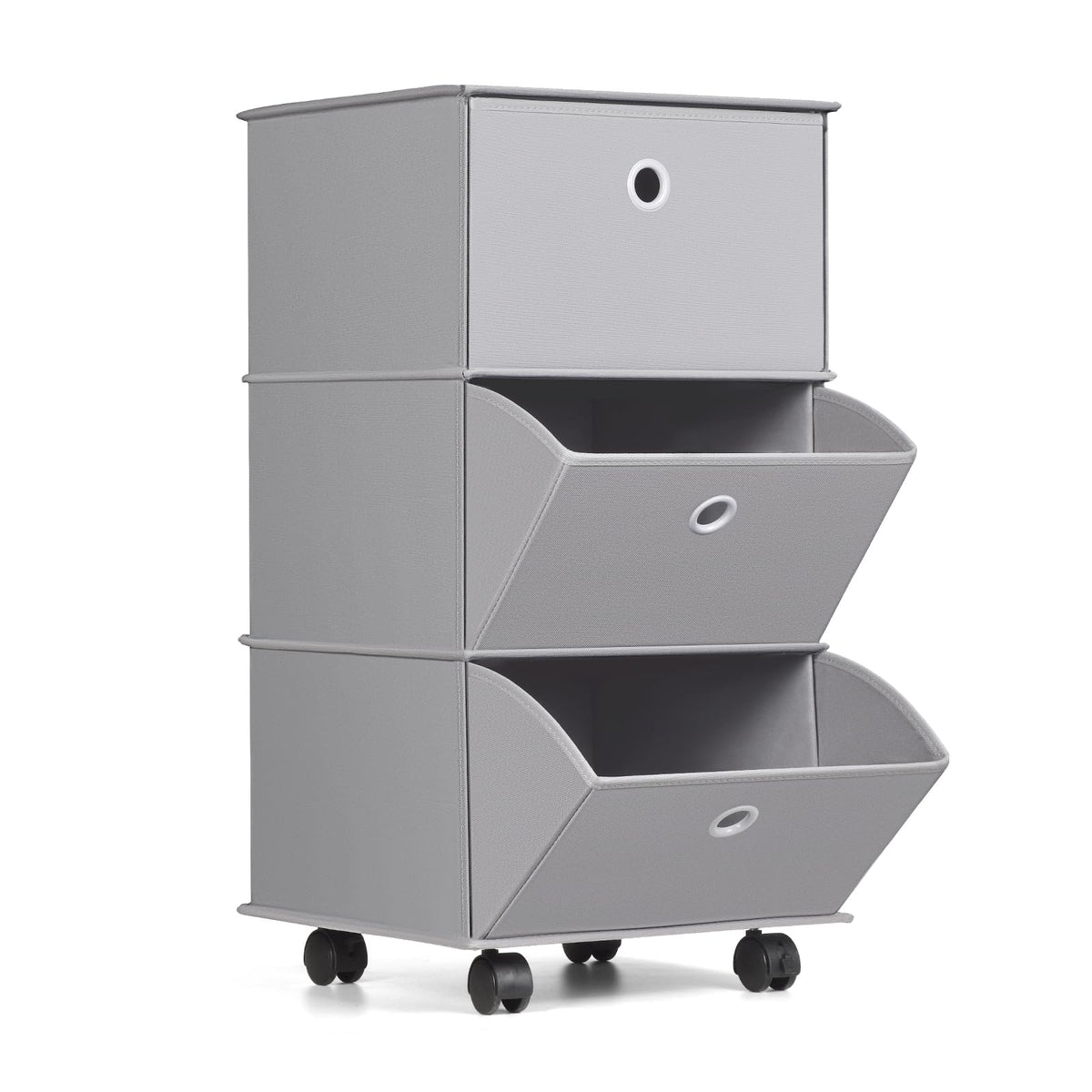 YOHOM Rolling Drawer Organizer Portable Closets Wardrobe Storage Folding Clothes Drawer Organizers for Living Room, Office, Kids
