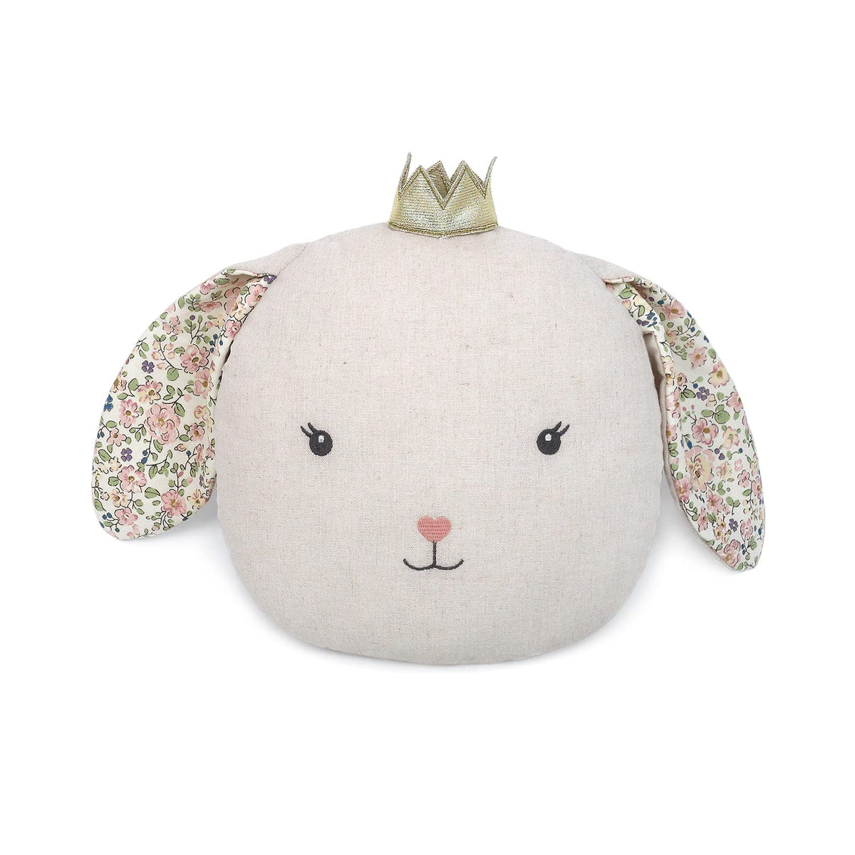 Mon Ami Faith Bunny Accent D  Cor Pillow 12X11   , Plush Rabit Cuddle Cushion, Decorative Throw Pillow For Childs Nursery, Bed/C