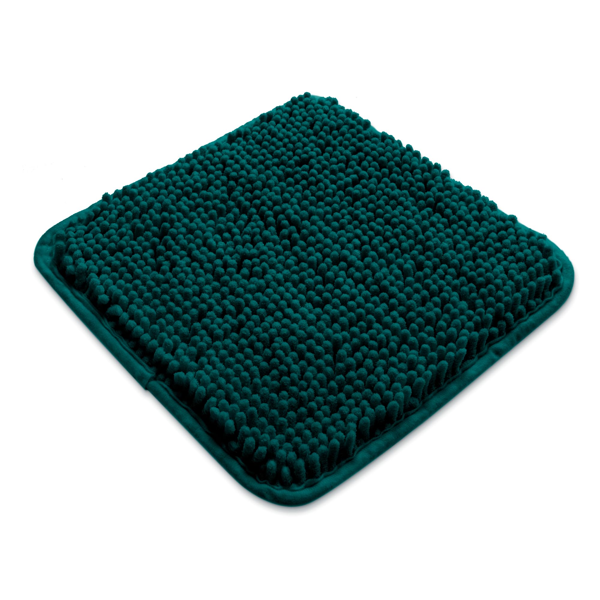 Yeaban Dark Teal Bathroom Rugs - Thick Chenille Bath Mats | Absorbent and Washable Bath Rug Non-Slip, Plush and Soft Rugs for Ba
