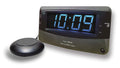 Sonic Alert Dual Extra Loud Alarm Clock with Bed Shaker | Sonic Boom Vibrating Alarm Clock for Heavy Sleepers, Battery Backup | 