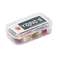 Yajnas 50 Pieces Transparent Multicolor Push Pins For Notice Boards, Soft Boards, And Displays (Office, Home, Shop)