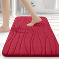 Buganda Memory Foam Bathroom Rug Mat 24x16, Extra Soft and Absorbent Bath Mats, Non-Slip and Machine Washable Bath Rugs for Bath