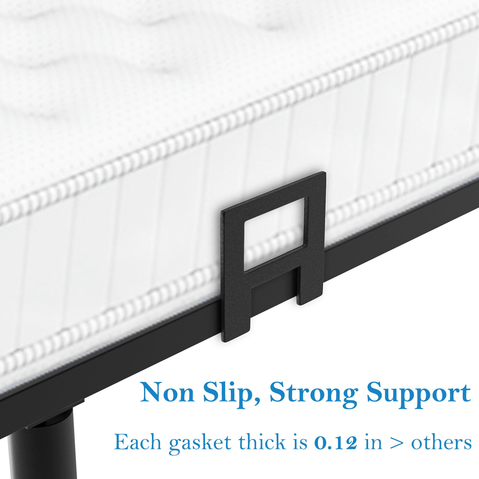 Osaset Non Slip Mattress Gaskets, 6 Pcs Mattress Gaskets For Metal Bed Frame, Anti-Slip Mattress Holder In Place Gripper, Easy T