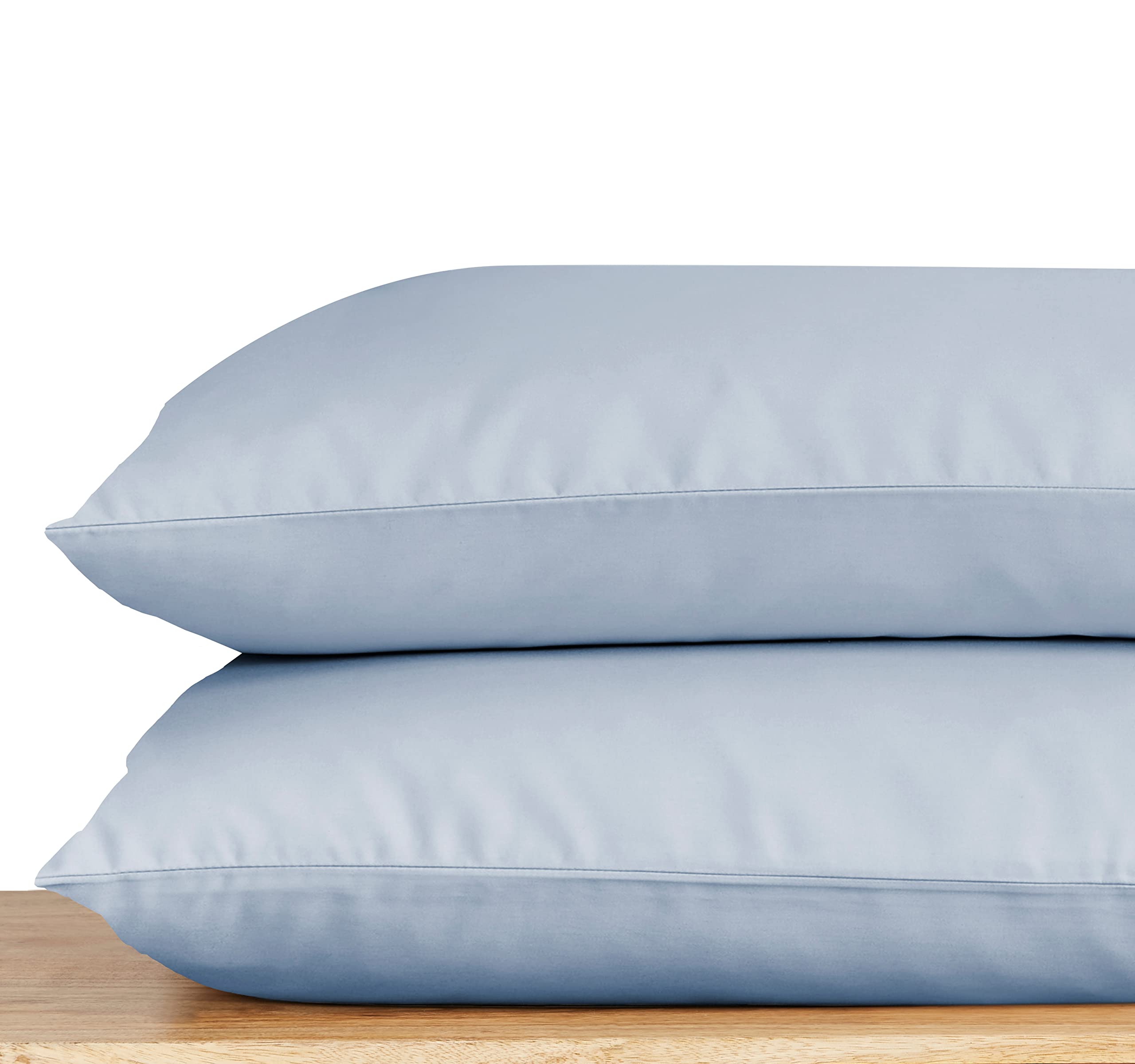 California Design Den Luxuriously Soft Hotel Quality 600 Thread Count, 100% Cotton Set Of 2 Cases, Crisp & Cool King Size Pillowcases Set Of 2, Fits King Pillows (Blue)