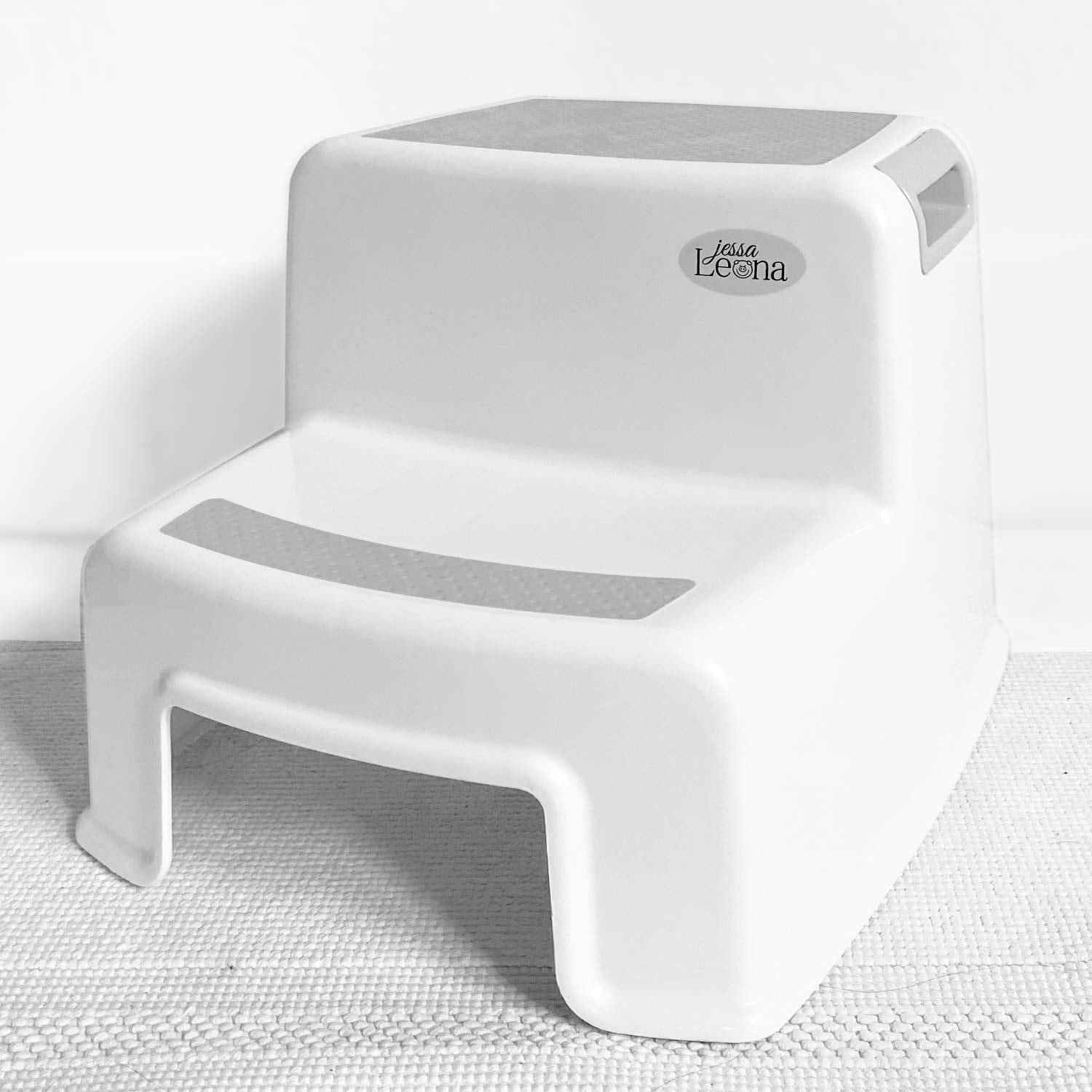 Dual Height 2 Step Stool for Kids | Slip Resistant Soft Grip Toddler's Stool for Potty Training and Use in The Bathroom or Kitch