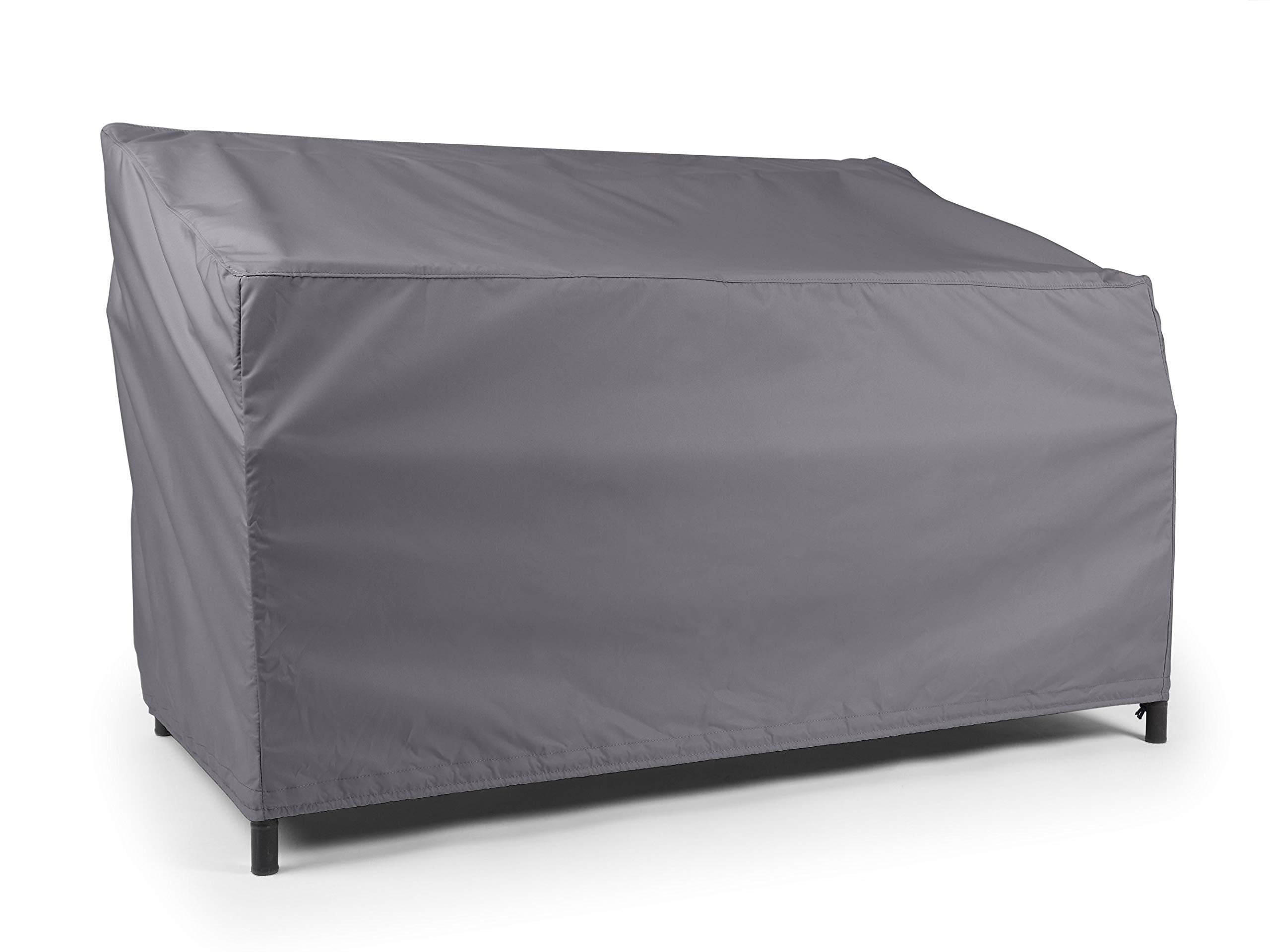 Covermates Outdoor Sofa Loveseat Cover - Water Resistant Polyester, Drawcord Hem, Mesh Vents, Seating And Chair Covers, 88W X 40D X 36H, Charcoal