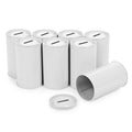 Cylinder Tin Charity Donation Coin Collection Tube Ticket And Suggestion Box 5'H X 3' Diameter Tip Canister With Removable Cov