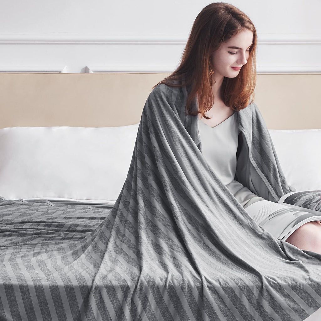 Guohaoi Cooling Blanket (90''X90''Queen Size) For Hot Sleepers And Night Sweats,100% Oeko-Tex Certified,Arc-Chill Q-Max >0.5 Coo