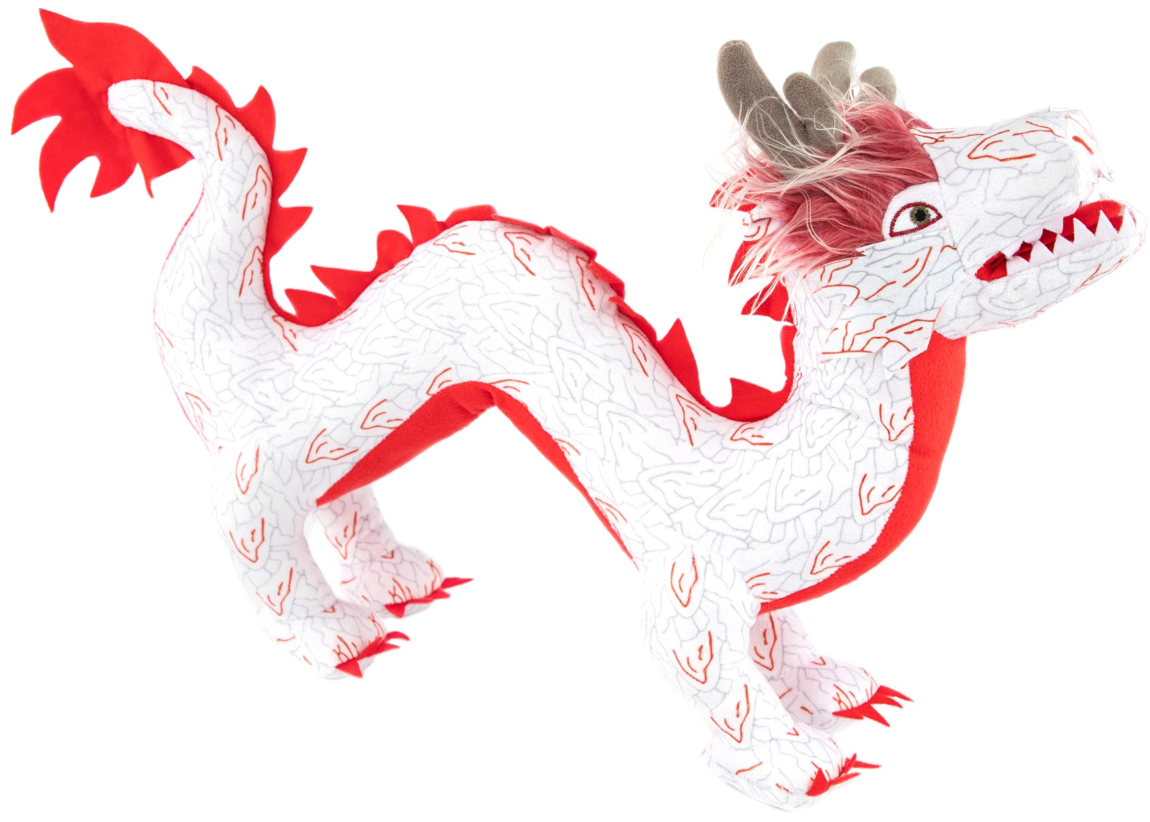 Jay Franco Marvel Shang Chi Dragon Plush Stuffed Pillow Buddy - Super Soft Polyester Microfiber, 17 Inch