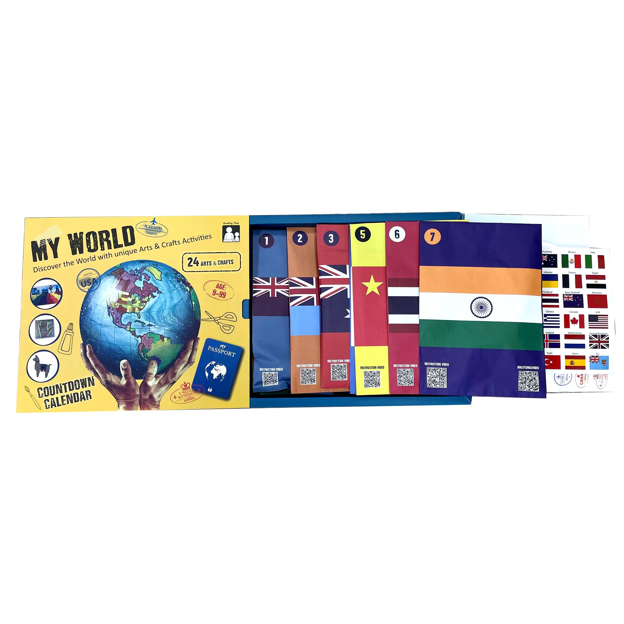 My World Advent Calendar 2023 Visit    24 Countries World Wide And Come Back Just In Time For Christmas Day! Explore Different C