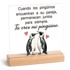 Yopyame Spanish Gifts For Her Or Him - Wedding Anniversary I Love You Acrylic Plaque For Men Women Christmas Valentines Day Idea