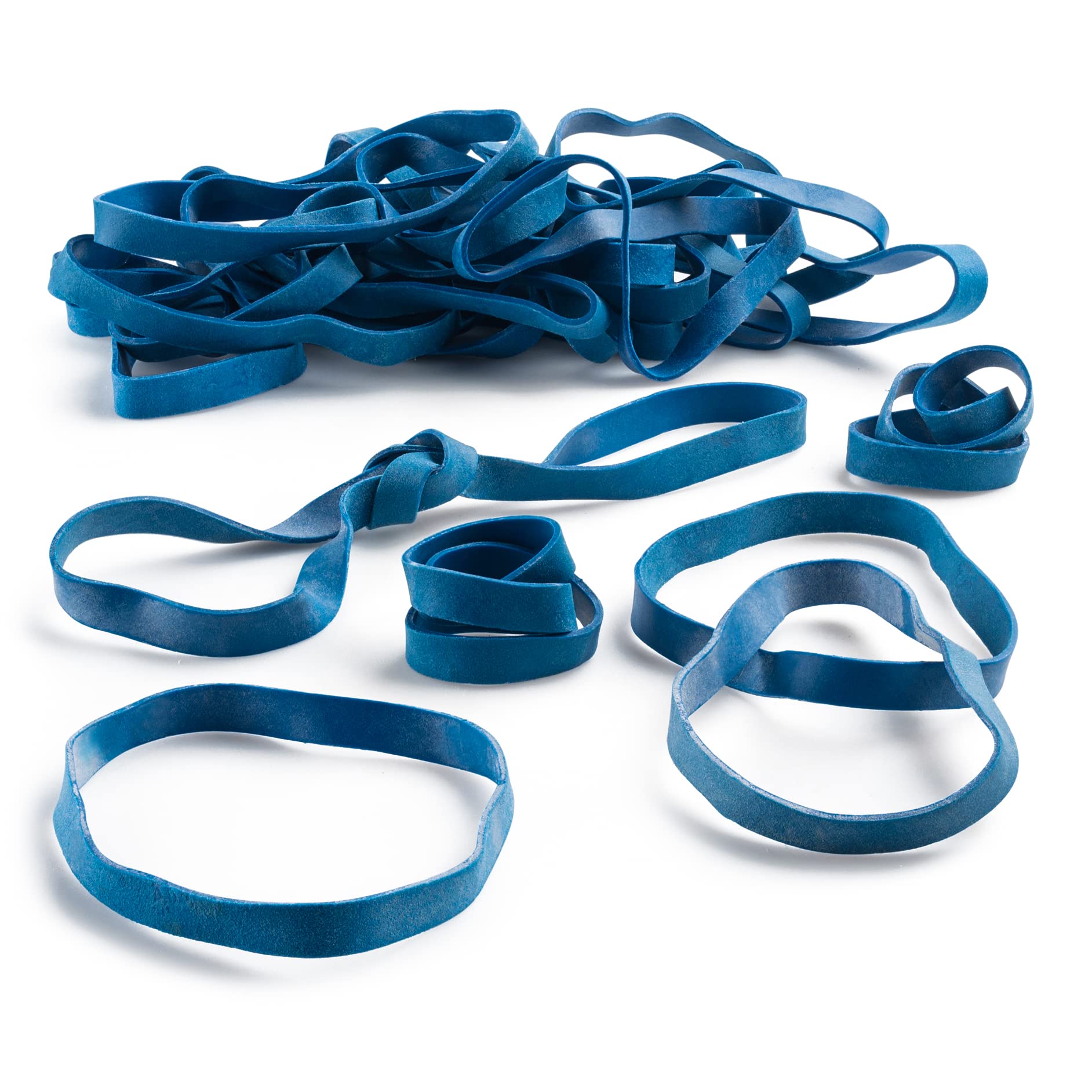 Plasticmill Rubber Bands - #64 Size - Blue Rubberbands - 1Lb/250 Count