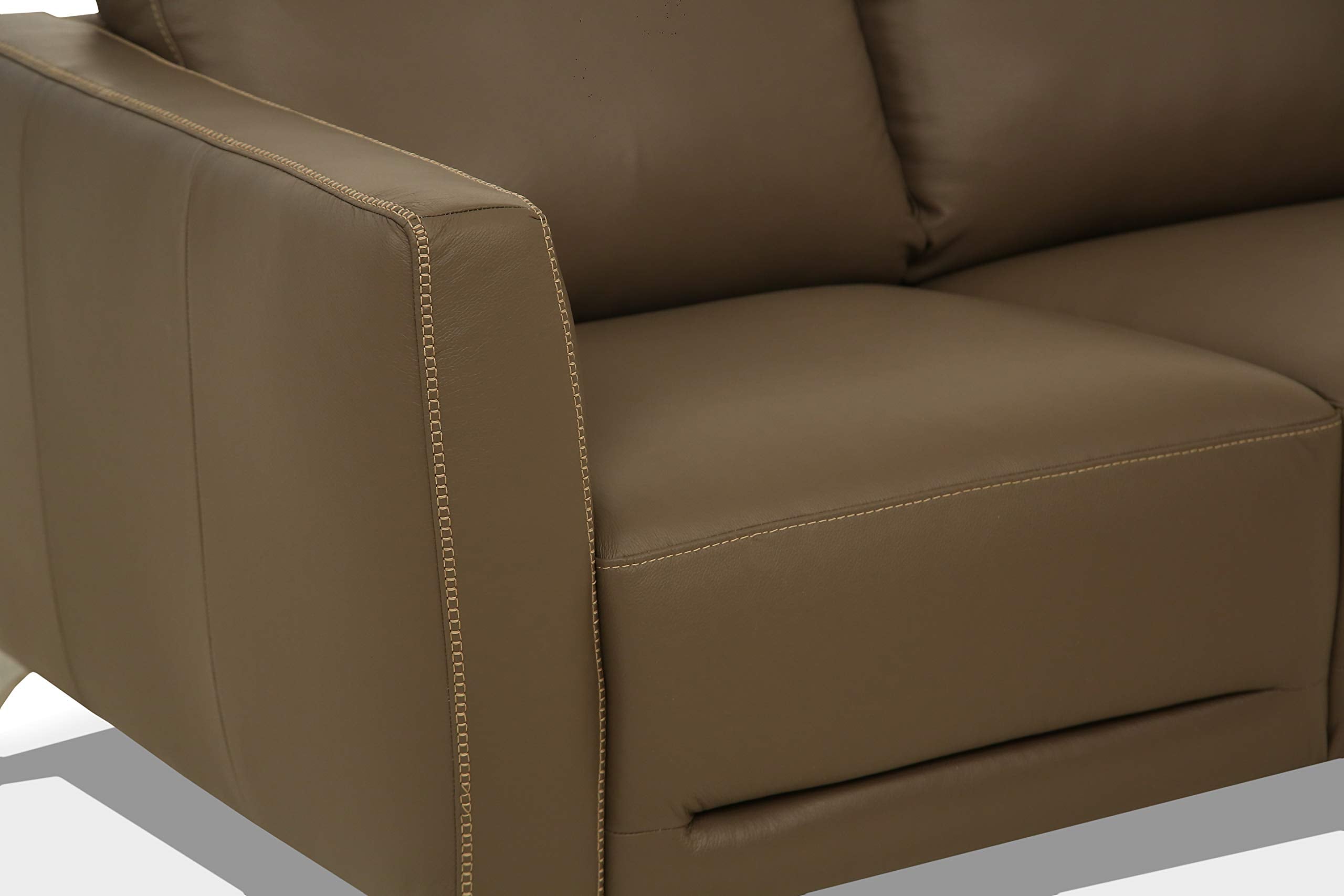 Acme Malaga Leather Sofa in Espresso Chocolate