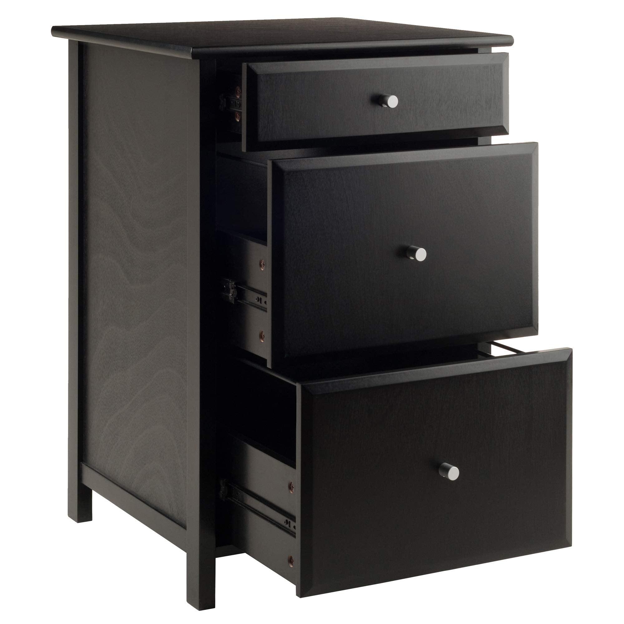 Winsome Delta File Cabinet Black Home Office