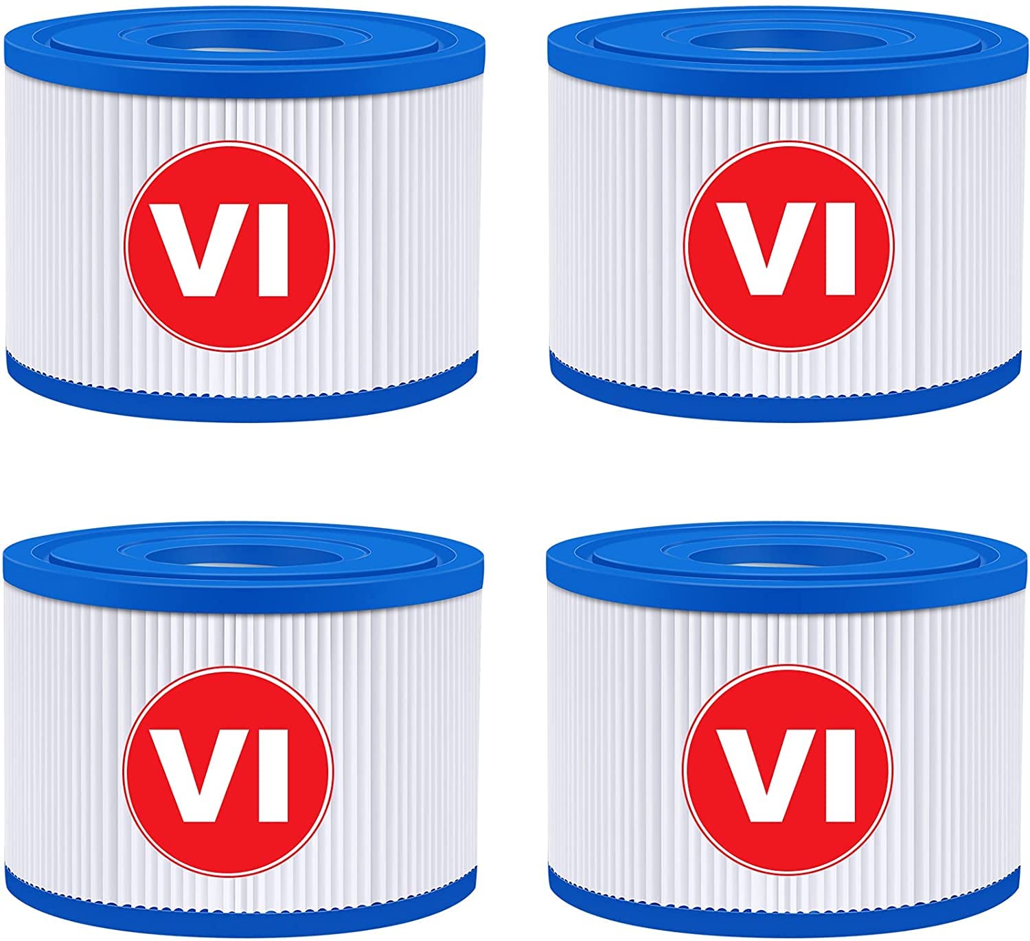 Kgc Type Vi Hot Tub Spa Filters Compatible With Coleman Saluspa 90352E 58323E 90427E, Lay-Z-Spa Hot Tub Filter Cartridge, Inflat