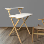 Casual Home 100% Solid Wood 2-Tier Folding 28" W Laptop Working Computer Desk, No Assembly Required