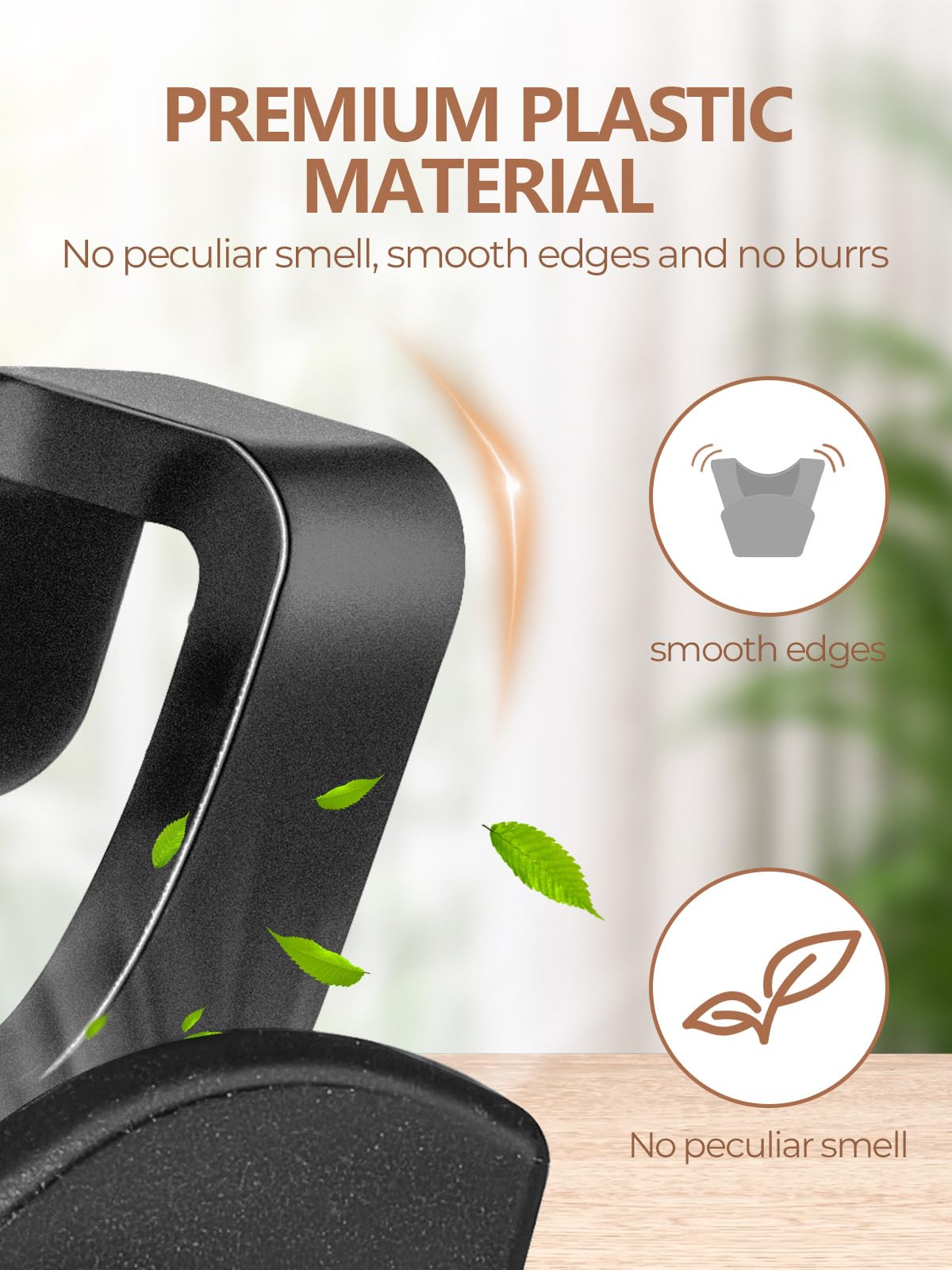 House Day Space Saving Hanger Hooks 60 Pack, Black Clothes Hanger Connector Hooks, Heavy Duty Hanger Hooks Space Saver, Premium